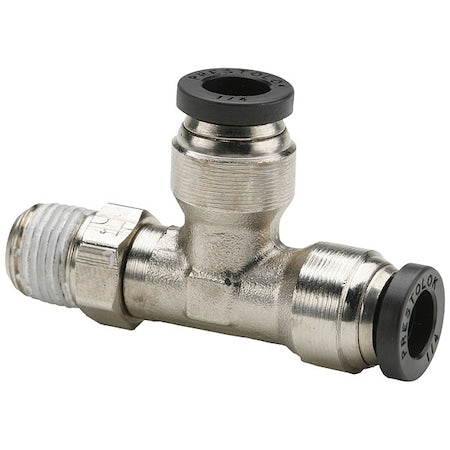 Parker W171PLP-8-8 - Run Tee Swivel, Brass, Silver