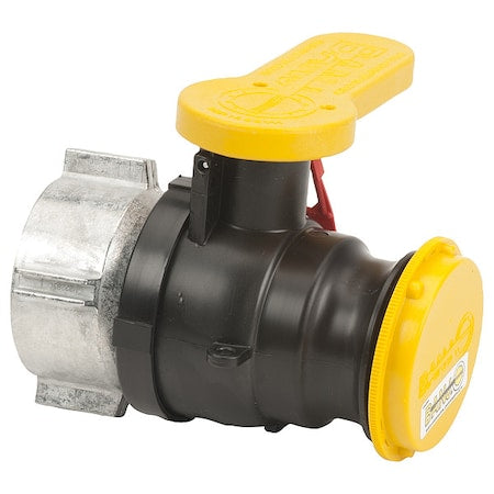 Banjo W230240 - Manual 2-Way Ball Valve,Buttress,Polypro