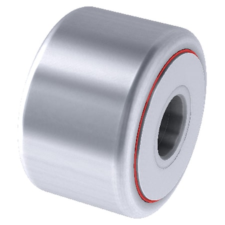 Smith Bearing YR-1-3/8-X-SS-FG - Double Sealed Cam Follower, Flat, Stainless Steel, 1-3/8 in Dia, 3/4 in Wd, 1-3/8 in Bore Dia