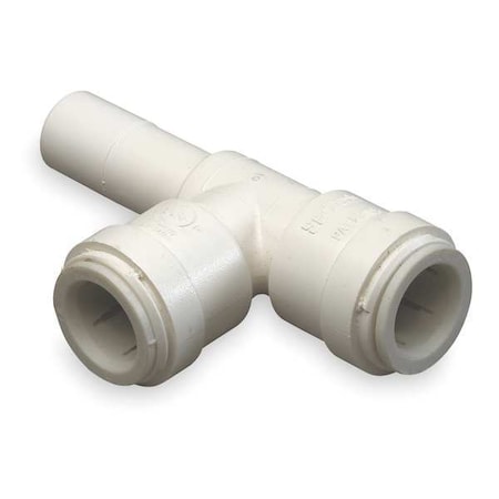 Watts 3533-10 - Push-Fit Tee Fitting, 1/2 in Tube Size, Polysulfone, White