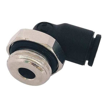 Legris 3109 04 20 - Push-Fit Elbow Fitting, 5/32 in or 4mm Tube Size, Fiberglass-Reinforced Nylon, Black, 10 PK