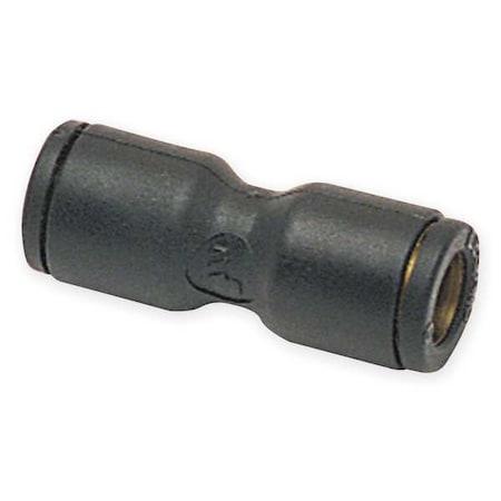 Legris 3106 14 00 - Push-Fit Union Fitting, 14mm Tube Size, Fiberglass-Reinforced Nylon, Black, 10 PK