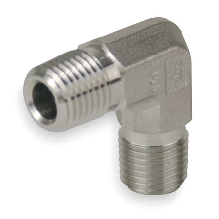 Parker 4-4 ME-S - 90 Deg Elbow,Carbon Steel,1/4 In,MNPT