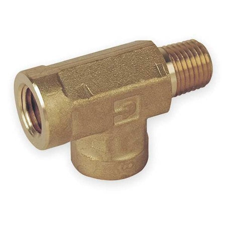 Parker 8-8-8 ST-B - Street Tee Brass Pipe Fitting, 1/2 in Female NPT X 1/2 in Male NPT