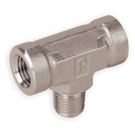 Parker 4-4-4 MBT-S - Tee,Steel,Thrd1/4",Thrd1/4",Thrd1/4"