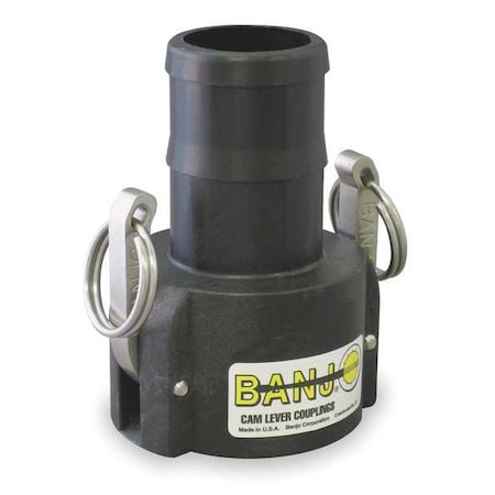 Banjo 100C - 1" Female Coupler x Hose Shank Cam Lever Coupling