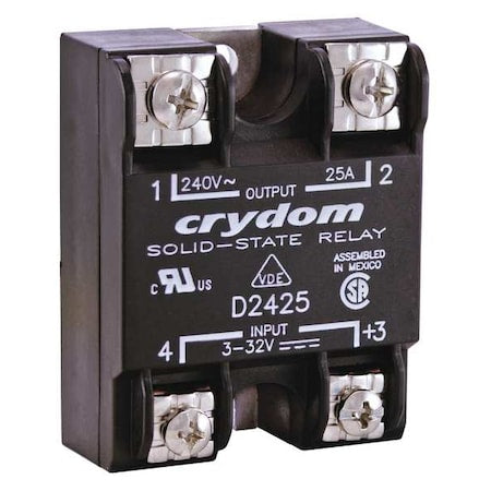 Crydom D2450-10 - Solid State Relay, 1 Phase, Screw Clamp, Panel, SCR