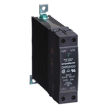 Crydom CKRD2430-10 - Solid State Relay, 1 Phase, Box Clamp, DIN Rail, SCR