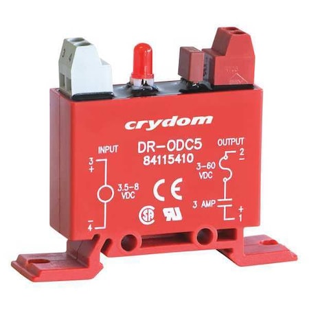 Crydom DR-ODC5 - Out Module,In 4-8 VDC,Out 5-48 VDC,3.0 A