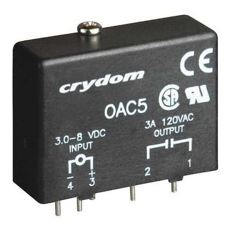 Crydom OAC5 - Out Module,In 3-8 VDC,Out 12-140 VAC,3.5 A