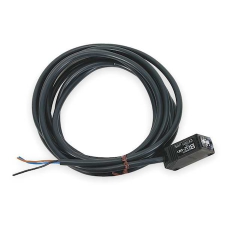 Omron E3Z-D81 - Diffuse Photoelectric Sensor, Bare Wire, Right Angle, Rectangular, Selectable Light On/Dark On, PNP
