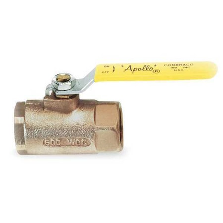 Apollo Valves 7010910A - 2-1/2" FNPT Bronze Ball Valve Inline