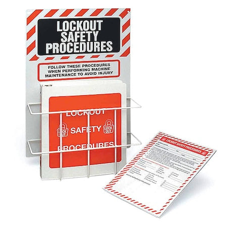 Brady LOSP22 - Binder, 20 in H, 4-1/2 in D, 14-in W