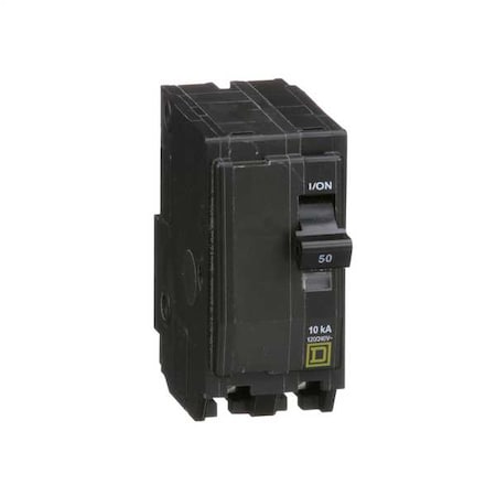 Square D QO250 - Miniature Circuit Breaker, QO Series, 50 A, 2 Pole, 120/240 V AC, 10k A at 120/240 V AC