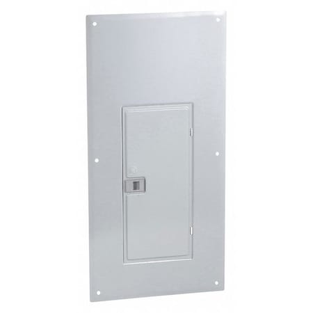 Square D QOC30UF - Load Center Cover, Flush Mount, 200 A, 31.06 in L, 15.44 in W, Non-Vented, 30 Spaces, NEMA 1