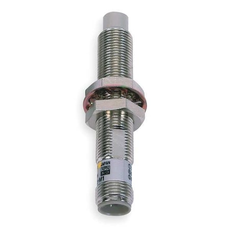 Omron E2E2-X5MY1-M4 - Cylindrical, Inductive Proximity Sensor, 12 mm Dia., Brass, M12, 2 Wires, Unshielded