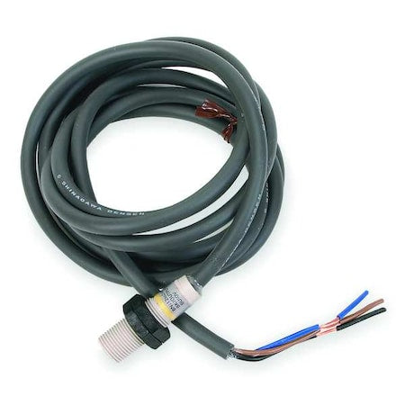 Omron E2F-X2F1 - Cylindrical, Inductive Proximity Sensor, 12 mm Dia., Polyarylate Resin, 2 m, Bare Wire, 3 Wires, Shielded