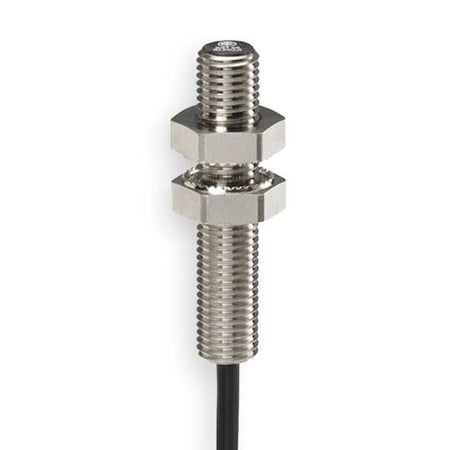 Telemecanique Sensors XS108BLPAL5 - Cylindrical, Inductive Proximity Sensor, 8 mm Dia., Brass, 5 m, Bare Wire, 3 Wires, Shielded
