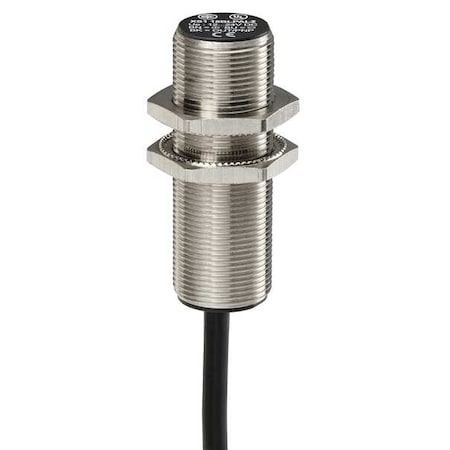 Telemecanique Sensors XS218BLPAL2 - Cylindrical, Inductive Proximity Sensor, 18 mm Dia., Brass, 2 m, Bare Wire, 3 Wires, Unshielded