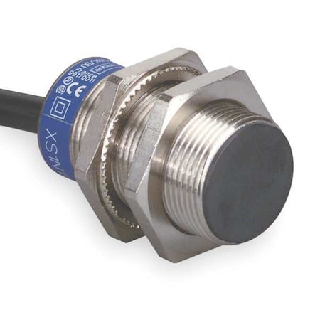 Telemecanique Sensors XS1N18NA349L1 - Cylindrical, Inductive Proximity Sensor, 18 mm Dia., Brass, 5 m, Bare Wire, 3 Wires, Shielded