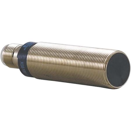 Telemecanique Sensors XS612B1NAM12 - Cylindrical, Inductive Proximity Sensor, 12 mm Dia., Brass, M12, 3 Wires, Shielded