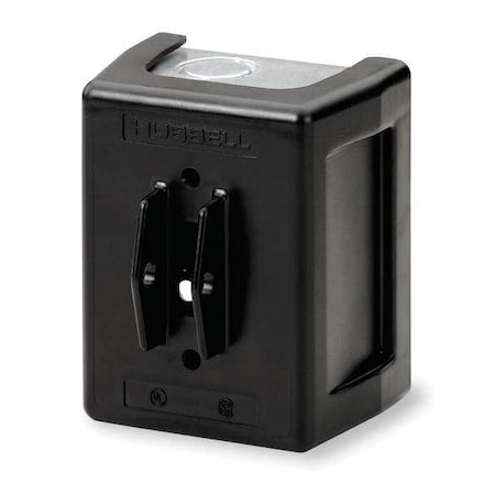 Hubbell Wiring Device-Kellems HBL1390 - Switches and Lighting Controls, Industrial Grade, Toggle Switches, Motor Disconnects, Non-Metallic NEMA 1 Enclosure, For 30 A Devices, Black