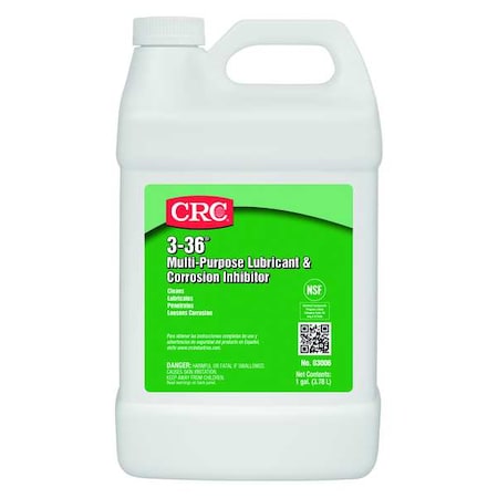 Crc 03006 - Corrosion Inhibitor, Wet Lubricant Film, 1 gal, Jug, 250 Degrees F Max Op Temp