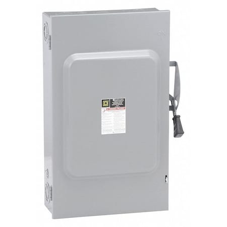 Square D D324N - Fusible, Safety Switch, General Duty, 240 V, 3 PST