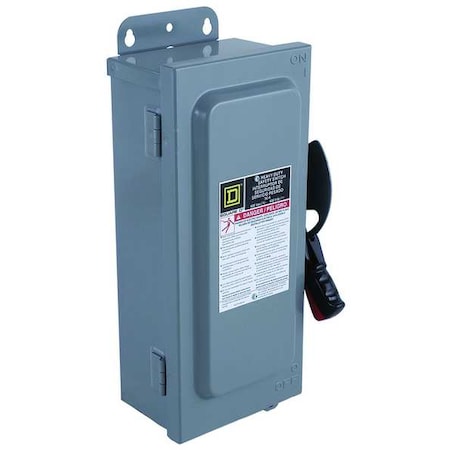 Square D H366 - Fusible, Safety Switch, Heavy Duty, 600 V, 3 PST