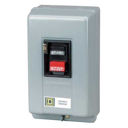 Square D 2510MCG2 - Manual Motor Starter, NEMA 1 P, 2 P, 1 Phase, Push Button, 30 A