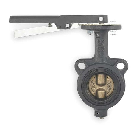 Milwaukee Valve CW223E 6 - Butterfly Valve,Wafer,6 In,Cast Iron