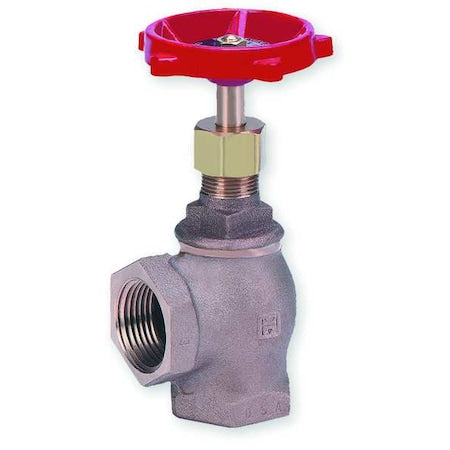 Milwaukee Valve 504 1/4 - Angle Globe Valve,Class 125,1/4 In.,FNPT