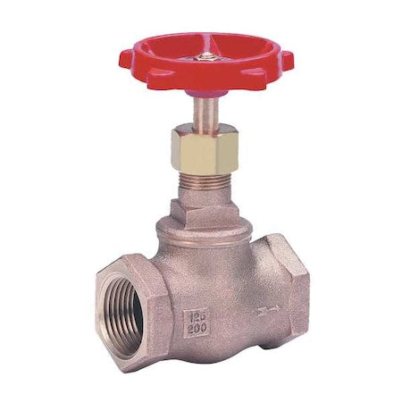 Milwaukee Valve 502 1 1/4 - Globe Valve,1-1/4",Bronze,FNPT,200 psi