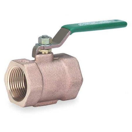Milwaukee Valve BB2-102 2 - Disc Valve,1 Pc,2 In,Bronze,FNPT