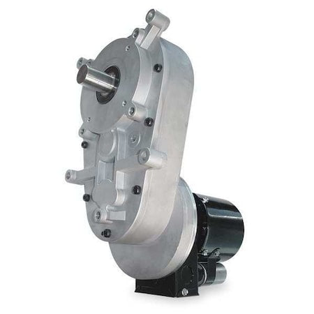 Dayton 1LPY6 - AC Gearmotor, 3,000 in-lb Max. Torque, 1 RPM Nameplate RPM, 115/230 V AC Voltage, 1 Phase