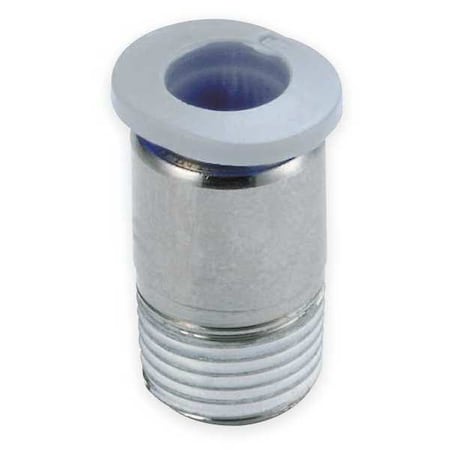 Norgren M222A0105 - Hex Adapter, 1/8 in Tube Size, Polybutylene, White, 10 PK