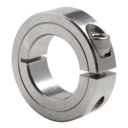 Dayton 1L683 - Shaft Collar,Clamp,1 Pc,1 In,SS