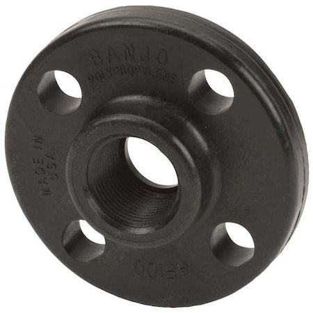 Banjo AF100 - Flange, Polypropylene, 1", Schedule 80, 150 psi Max Pressure