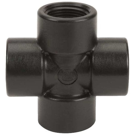 Banjo CR100 - Cross, Polypropylene, 1", Schedule 80, 300 psi Max Pressure