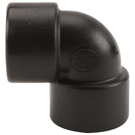 Banjo EL100-90 - 90 Degree Elbow, Polypropylene, 1", Schedule 80, 300 psi Max Pressure
