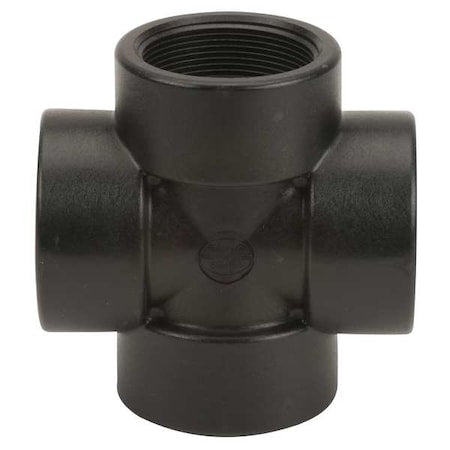 Banjo CR200 - Cross, Polypropylene, 2", Schedule 80, 300 psi Max Pressure