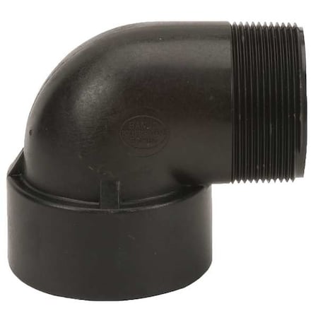 Banjo SL200-90 - 90 Degree Street Elbow, Polypropylene, 2", Schedule 80, 300 psi Max Pressure