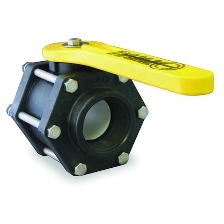 Banjo V400 - 4" FNPT Polypropylene Ball Valve Inline