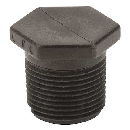 Banjo PLUG100 - Plug, Polypropylene, 1", Schedule 80, 300 psi Max Pressure