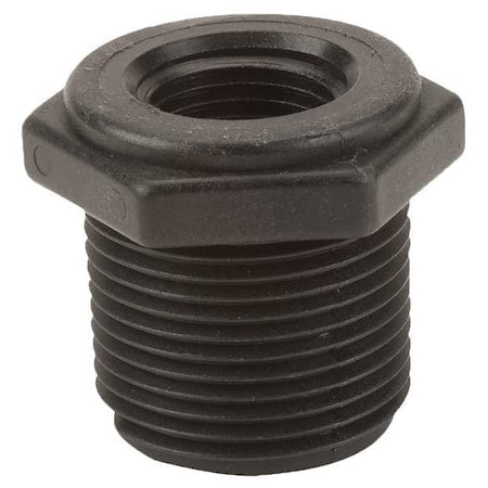 Banjo RB100-050 - Reducing Bushing, Polypropylene, 1" x 1/2", Schedule 80, 300 psi Max Pressure