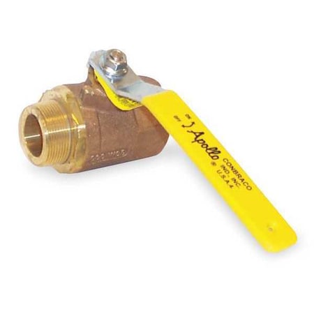 Apollo Valves 7080701 - 1-1/2" FNPT x MNPT Bronze Ball Valve Inline