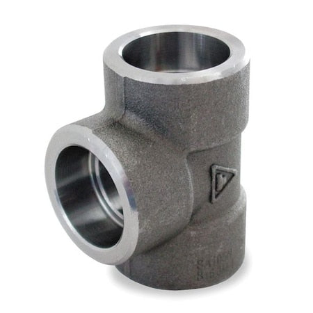 1MNR5 - Tee Tee, 1-1/2" Pipe, Socket Weld, Black Forged Steel, Class 3000