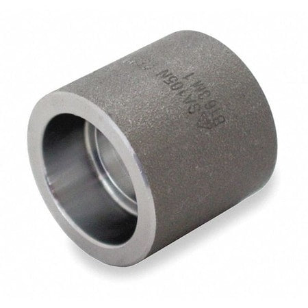 1MNX6 - Coupling Coupling, 2-1/2" Pipe, Socket Weld, Black Forged Steel, Class 3000