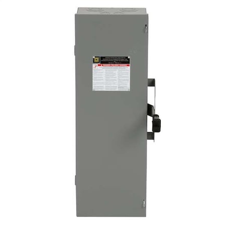 Square D DTU222 - Nonfusible, Safety Switch, Heavy Duty, 240 V, 2 PDT
