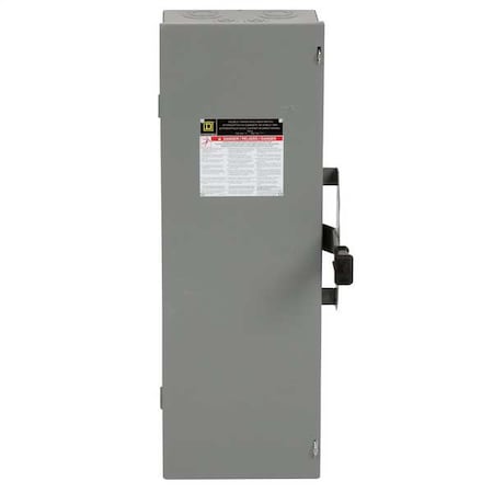 Square D DTU323 - Nonfusible, Safety Switch, Heavy Duty, 240 V, 3 PDT